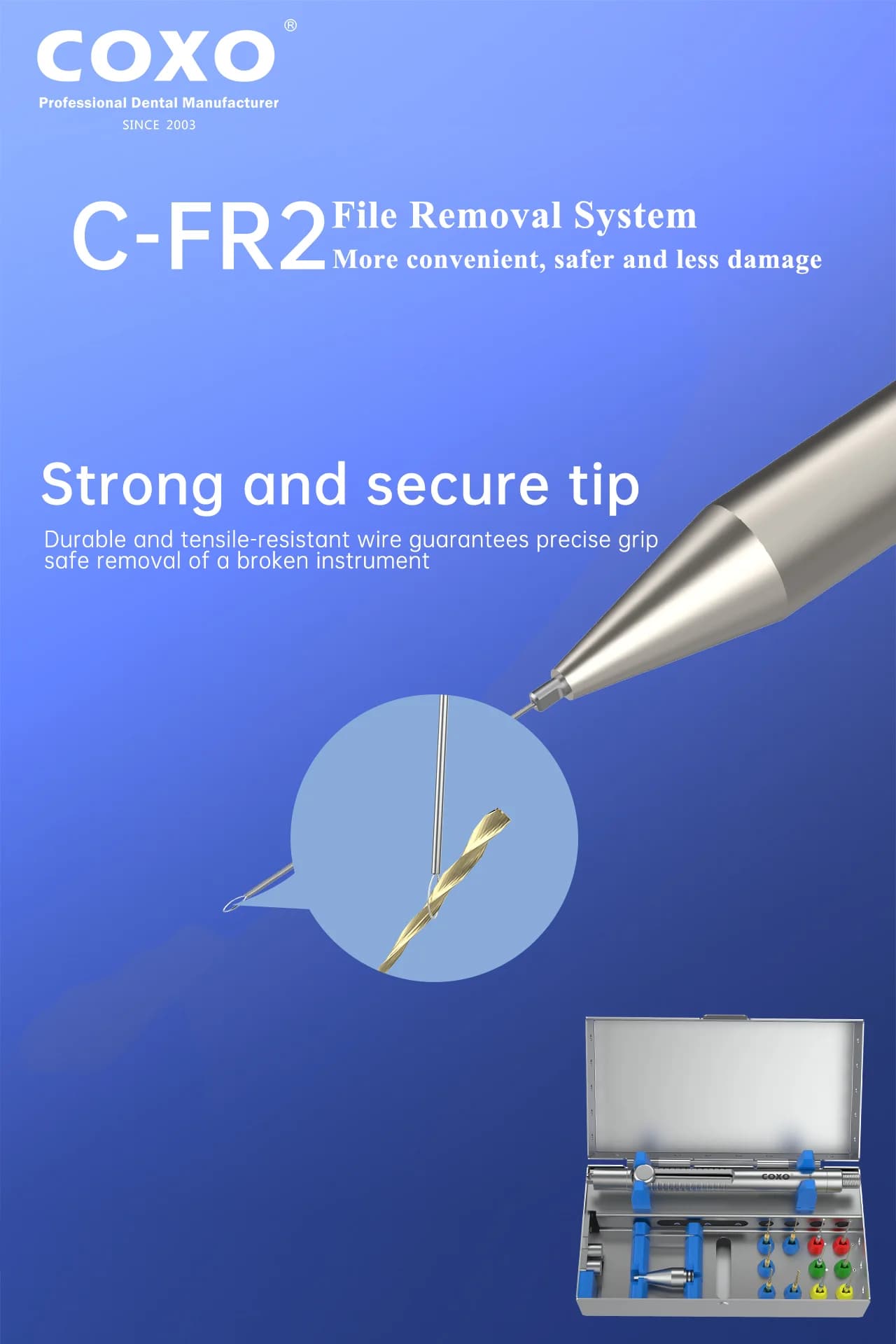 COXO C-FR2 — Dụng Cụ Lấy File Gãy Kênh Tủy (Lasso)
