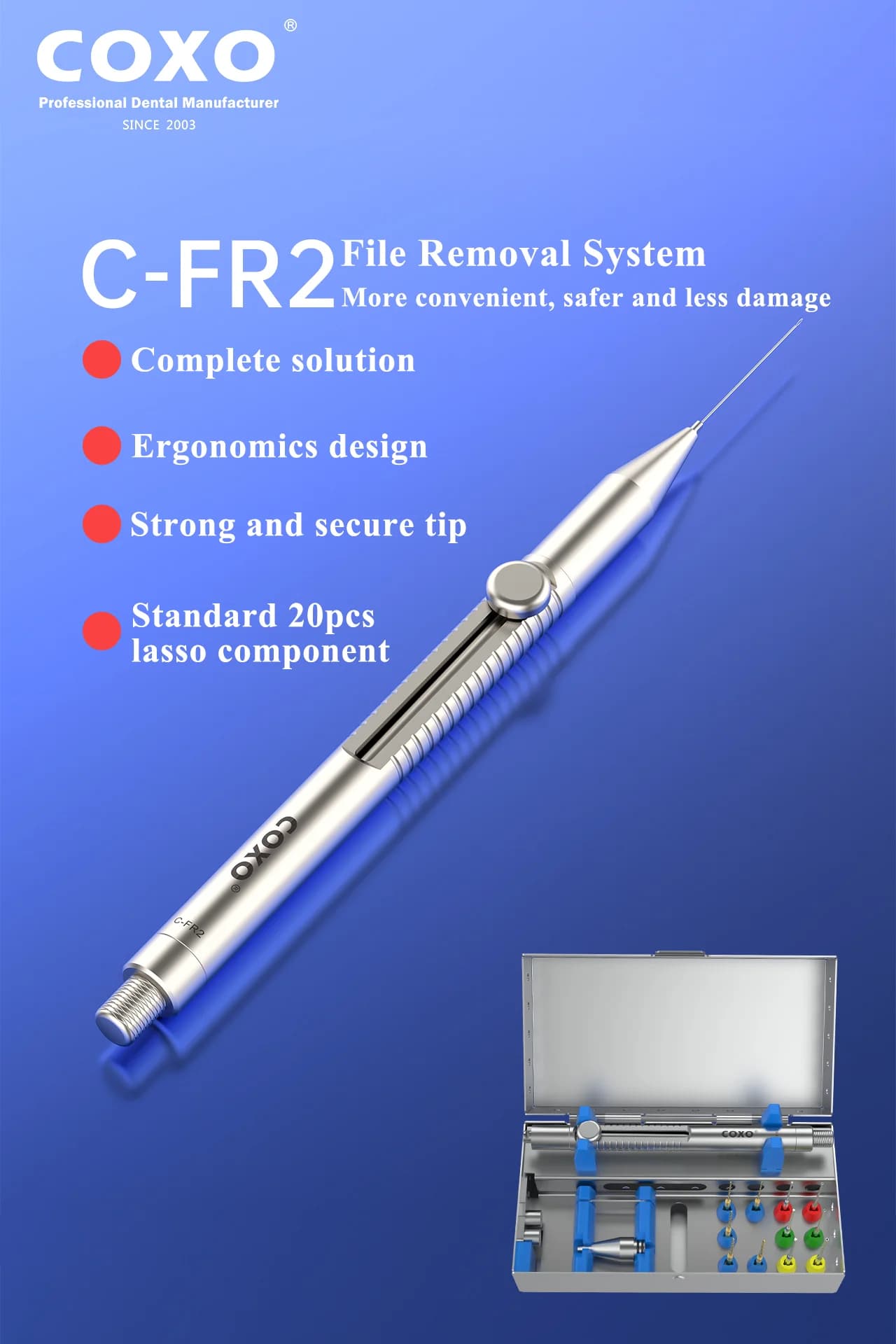 COXO C-FR2 — Dụng Cụ Lấy File Gãy Kênh Tủy (Lasso)