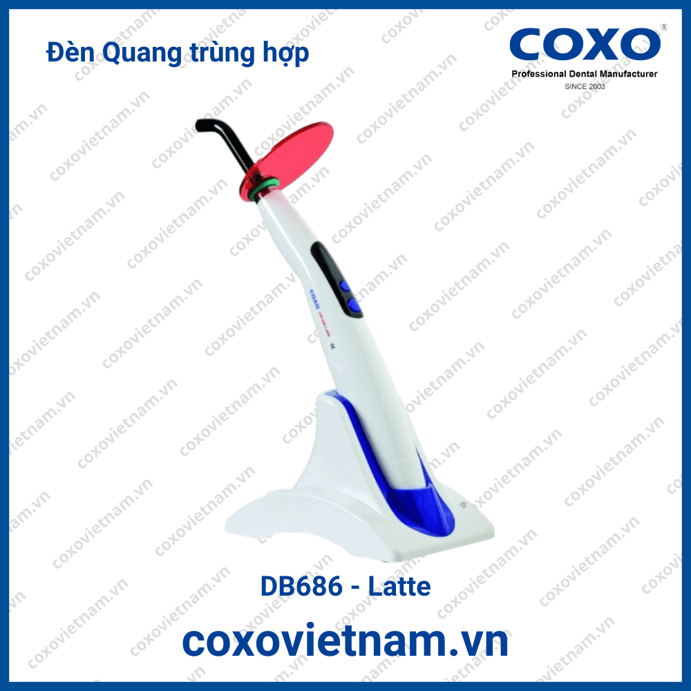 COXO DB686 LATTE — Đèn LED Trám Quang Không Dây Màn Hình Số