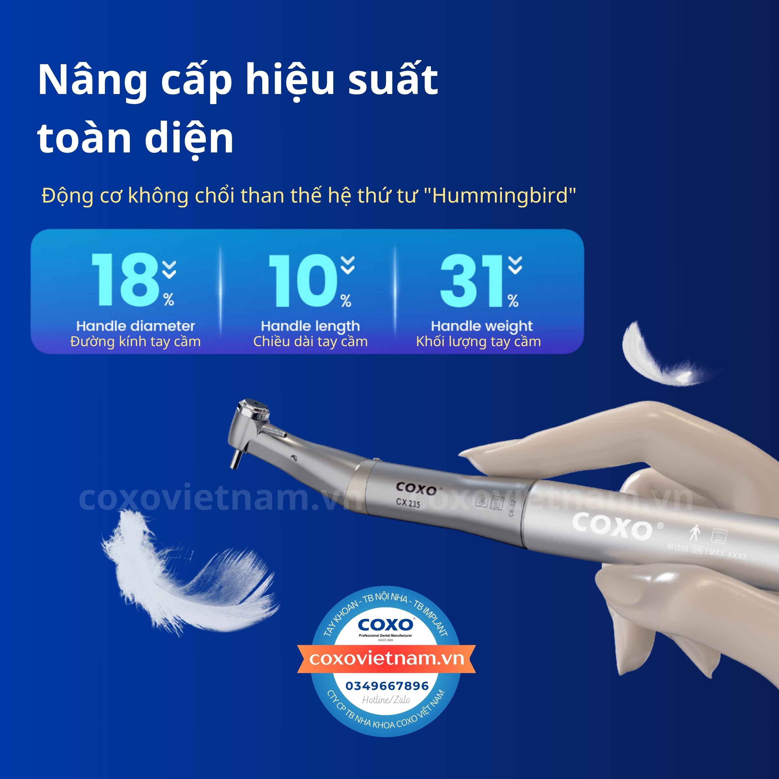 Máy cắm implant COXO C-Sailor S1