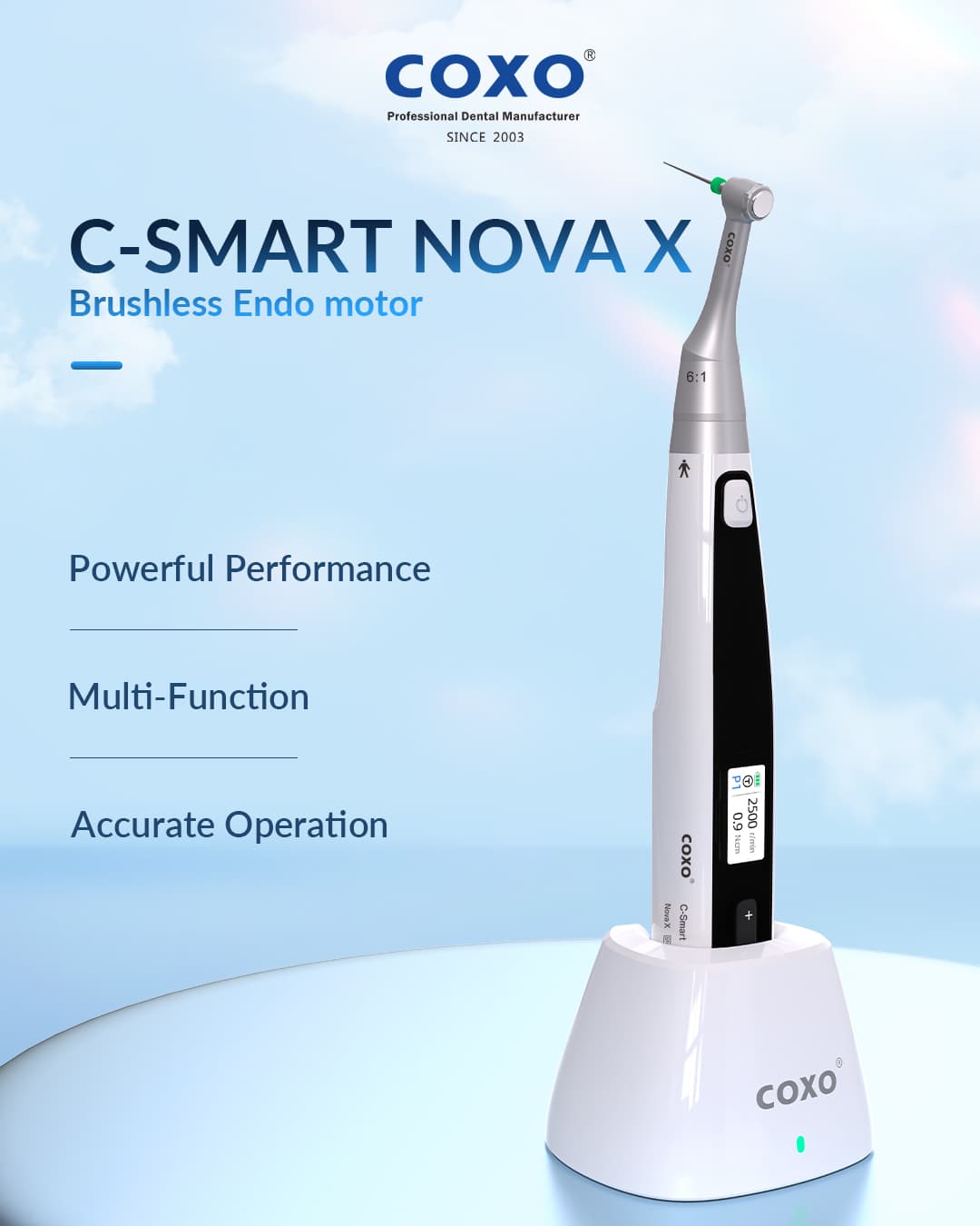 COXO C-SMART NOVA X — Motor Nội Nha Brushless