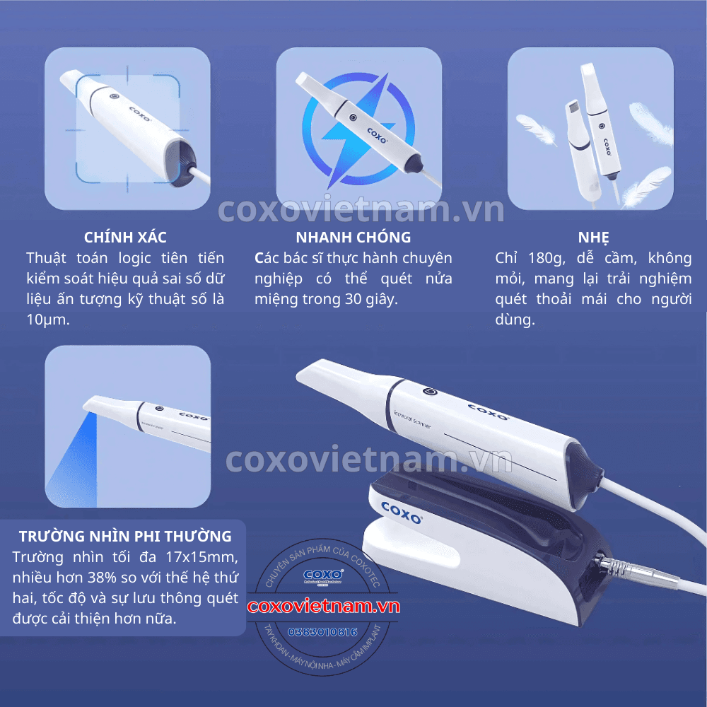 Máy scan trong miệng COXO DL-300P