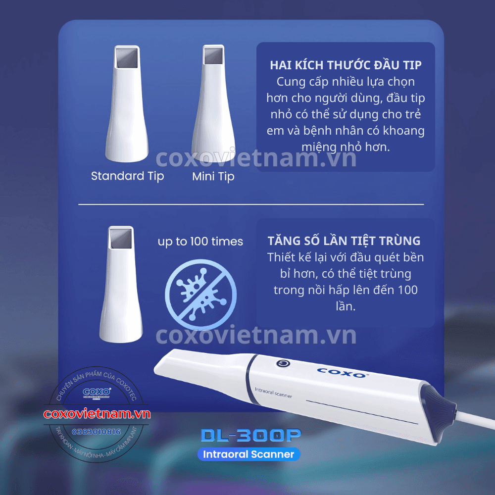 Máy scan trong miệng COXO DL-300P